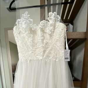 Amsale Soft Tulle Wedding Dress